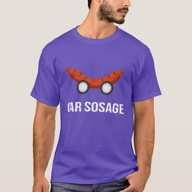 car sosage boy family T-Shirt (Front)