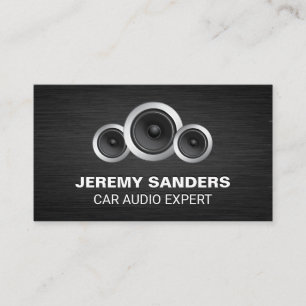 Car Speakers Business Card