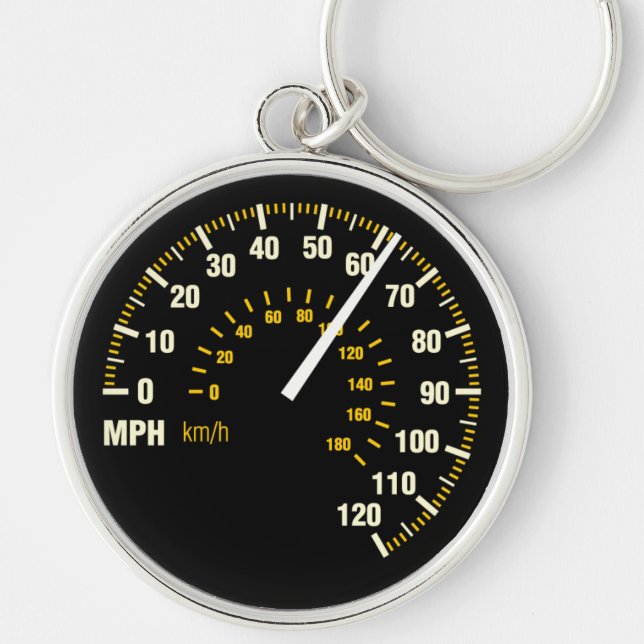 Car Speedometer Keychain (Front)