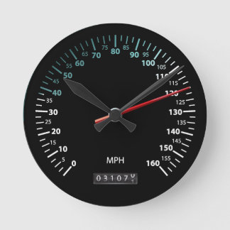 Car Speedometer Round Clock