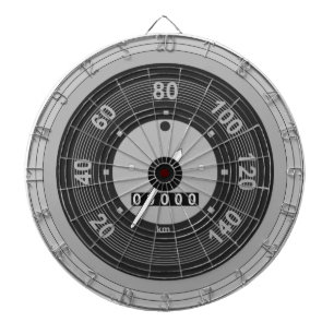 Car Speedometer Tachometer Dartboard
