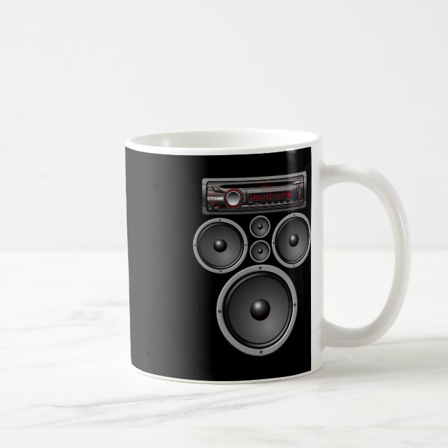CAR STEREO SPEAKERS SYSTEM AUDIO HALLOWEEN COSTUME COFFEE MUG (Right)