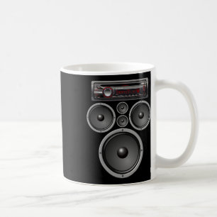 Car Stereo Speakers System Audio Halloween Costume Coffee Mug