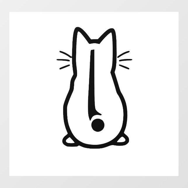 Car Sticker - Cat Design (Sheet)