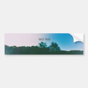 CAR STICKER LABEL Golf Man STYLE
