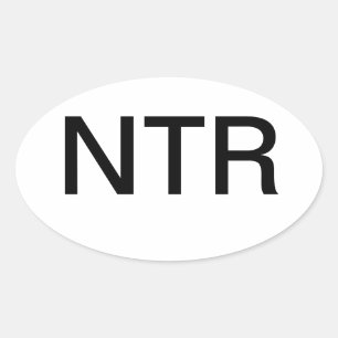 Car Sticker--Nothing to Report Oval Sticker