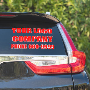 Car sticker template. Customise your sticker