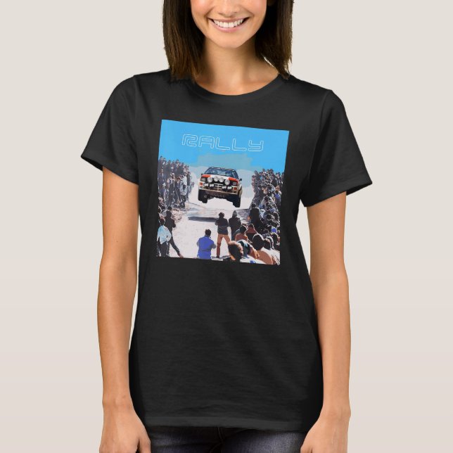 Car Street DriftING Race group b era 4wd art portr T-Shirt (Front)