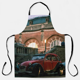 Car street old vintage style road apron