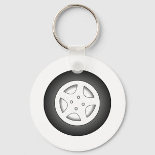 Car Tire Key Ring