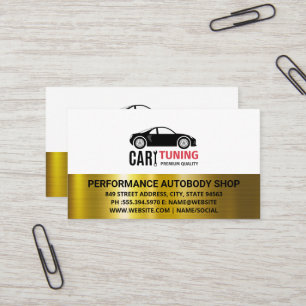 Car Tuning   Auto Shop Business Card