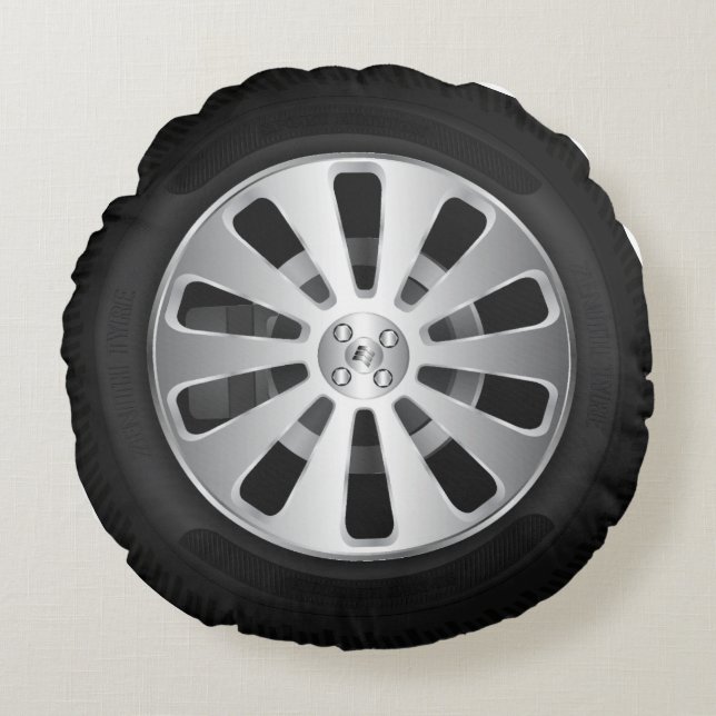 Car tyre round cushion (Front)