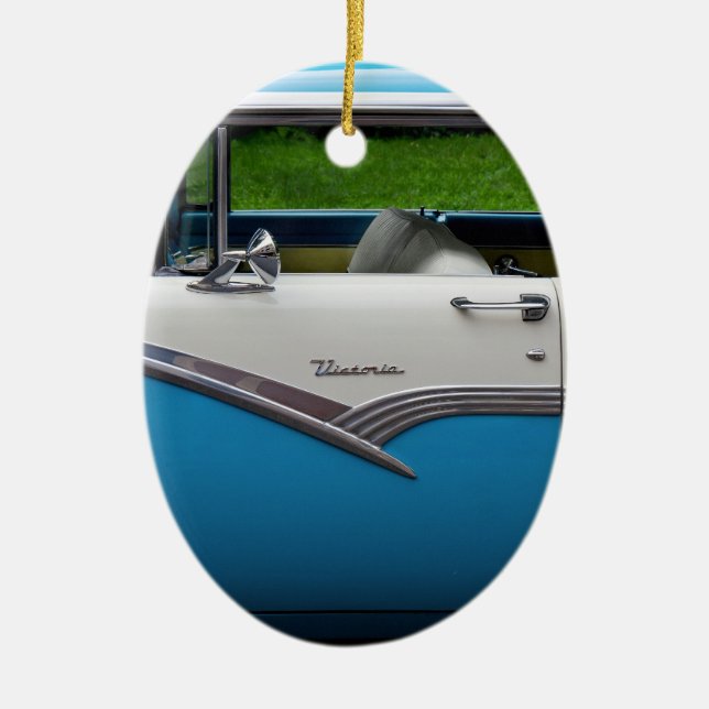 Car - Victoria 56 Ceramic Tree Decoration (Front)