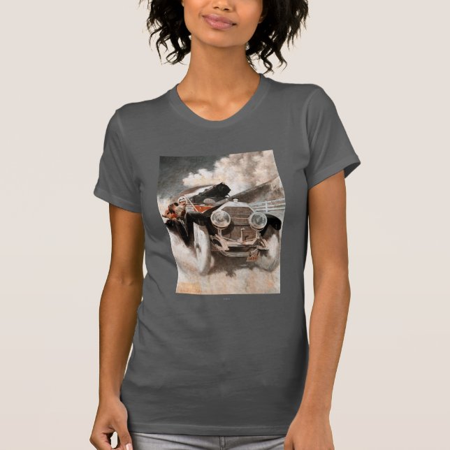 Car vs Train by William Harnden Foster T-Shirt (Front)