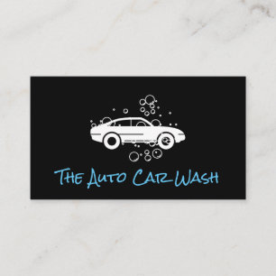 Car Wash and Detailing   Cleaning Service Business Card