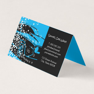 Car Wash   Auto Car Detailing   Cleaning Service Business Card