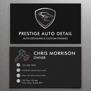 Car Wash Auto Detailing Service Business Card
