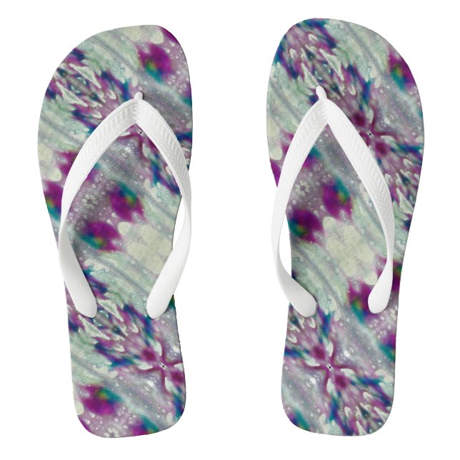 Car Wash Colours Flip Flops (Footbed)