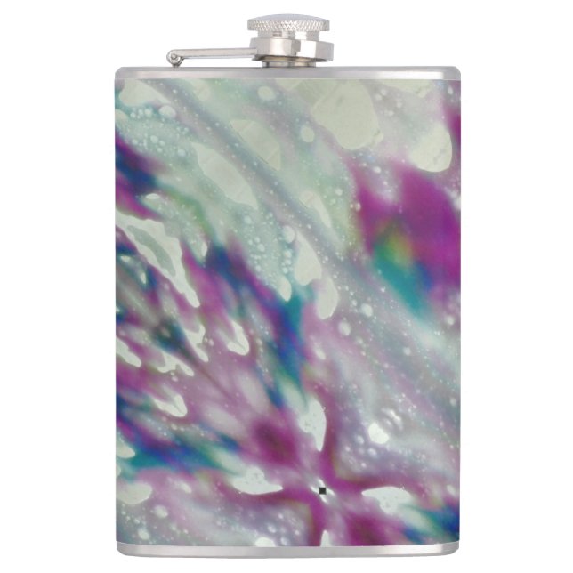 Car Wash Colours Hip Flask (Front)