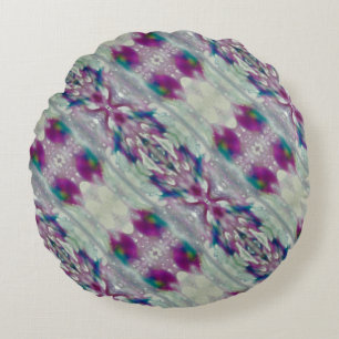 Car Wash Colours Round Cushion