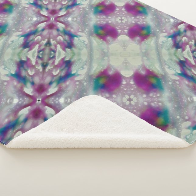 Car Wash Colours Sherpa Blanket (3/4)