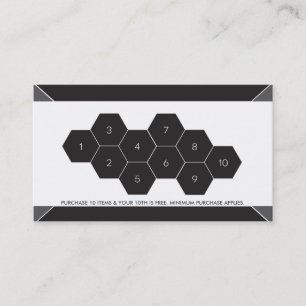 Car Wash Customer Rewards Business Card