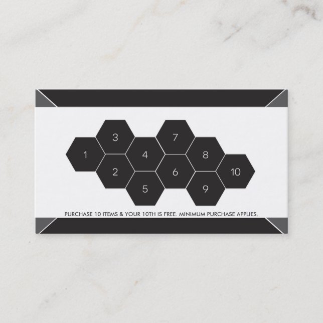 Car Wash Customer Rewards Business Card (Front)