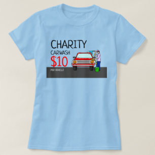 Car Wash Design, Charity Car Wash Event T-Shirt