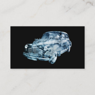 car wash double exposure business card