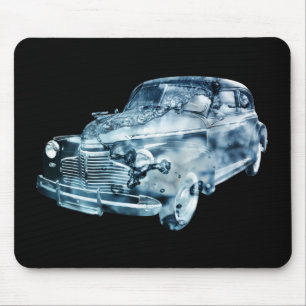 car wash double exposure mouse mat