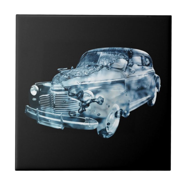 car wash double exposure tile (Front)