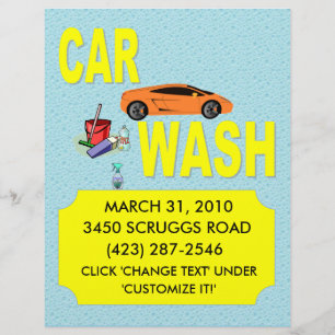 CAR WASH FLYER