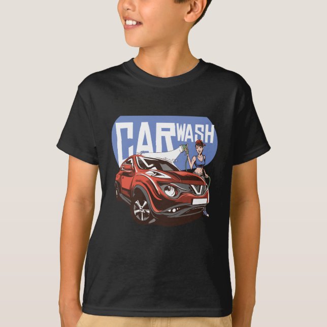 Car Wash Girl T-Shirt (Front)