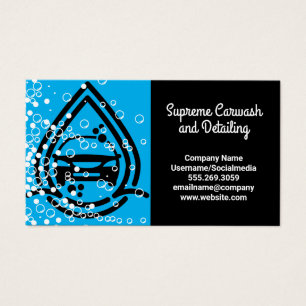 Car Wash Logo   Soap Bubbles