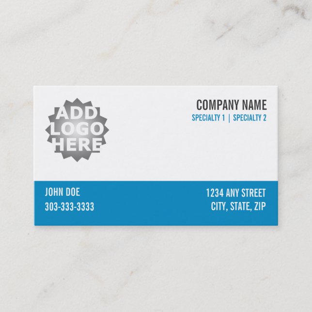 Car wash loyalty business card (Front)