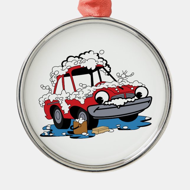 Car Wash Metal Tree Decoration (Front)