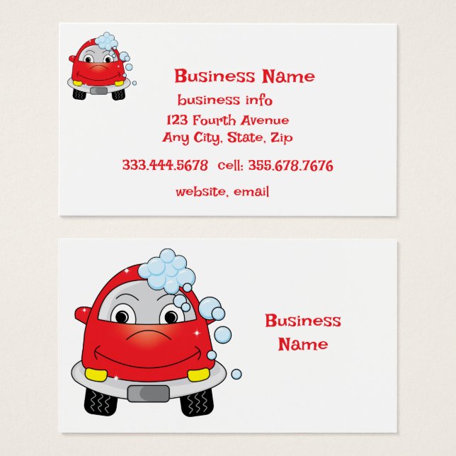 Car Wash Mobile Detailers Vehicle Cleaning Service (Front & Back)