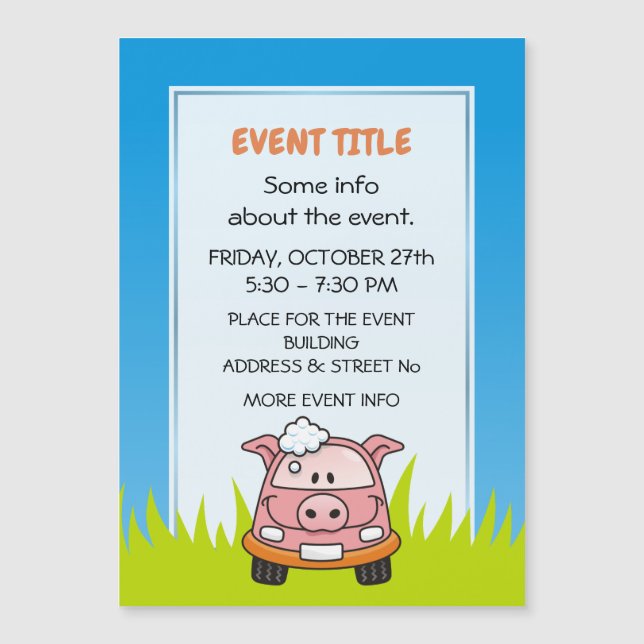 Car Wash Pig (Front)