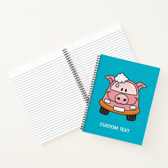 Car wash pig notebook (Inside)