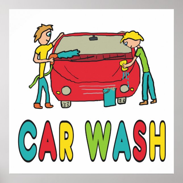 Car Wash Poster (Front)