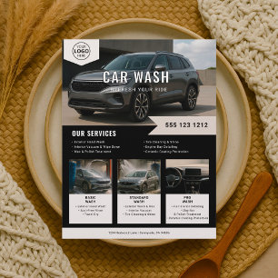 Car Wash Rental Business Flyer