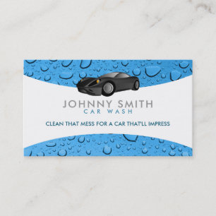 Car Wash Slogans Business Card