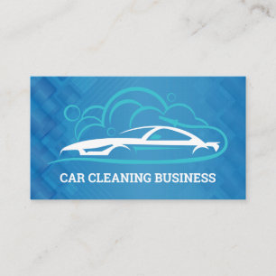 Car Wash Sports Car Logo Business Card