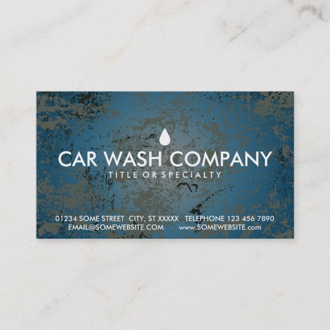 car wash stamp card (Front)