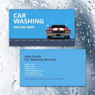 Car Washing Business Card