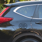 Car Window Bumper Sticker | Custom Business Logo