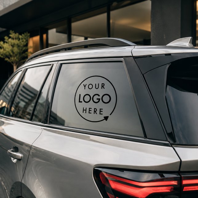 Car Window Bumper Sticker | Custom Business Logo (Business logo vehicle decals for car windows, mobile services, contractors, and local brands.)