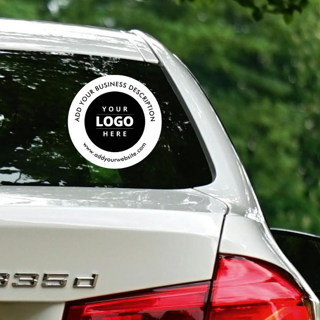Car Window Decal Brand Logo Website White Black  (Creator Uploaded)
