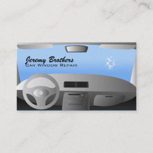 Car Window Repair Business Cards