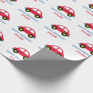 Car Wrapping Paper (Boy Birthday Personalised)